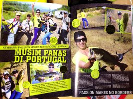Artigo revista Pancing, Malásia - Março de 2014