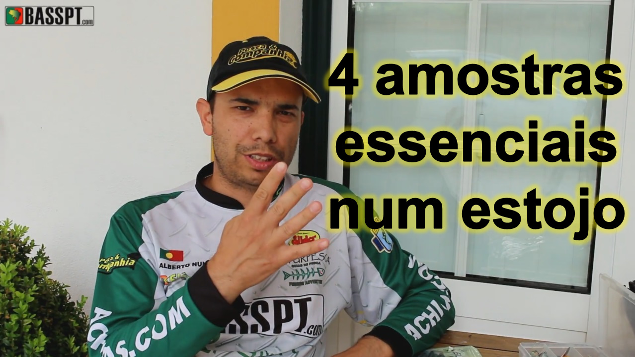 VIDEO: 4 amostras para o estojo inicial do pescador de achigã