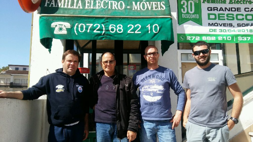 Da esquerda: Nuno Mateus, Frederic Valongo, Alberto Nunes e José Pedro Torres