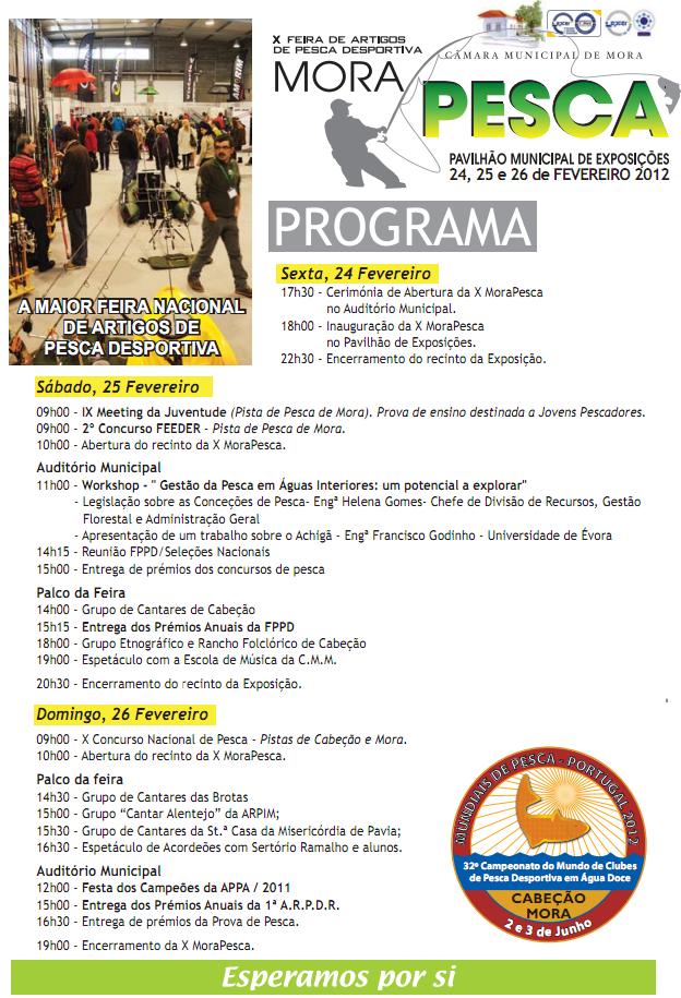 Mora Pesca 2012 – Programa