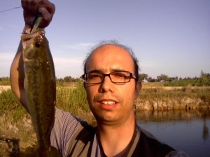 1º achigã de 2010 com uma popper