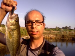 1º achigã de 2010 com uma popper