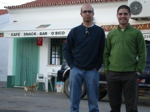 Eu e o Nuno à chegada - Amieira