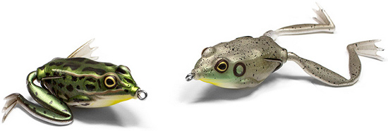 Lunker frog - acção das pernas