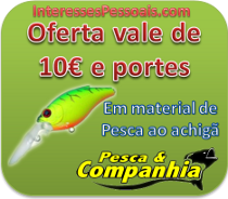 Passatempo Pesca ao Achigã – oferta 10€ compras